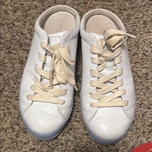 Rag & Bone White Sneakers Minimalist Slip-On Design